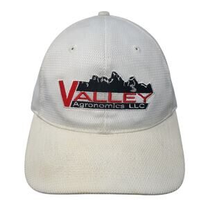 Valley Agronomics LLC Fitted Baseball Cap White One Size Embroidered Vie Gear